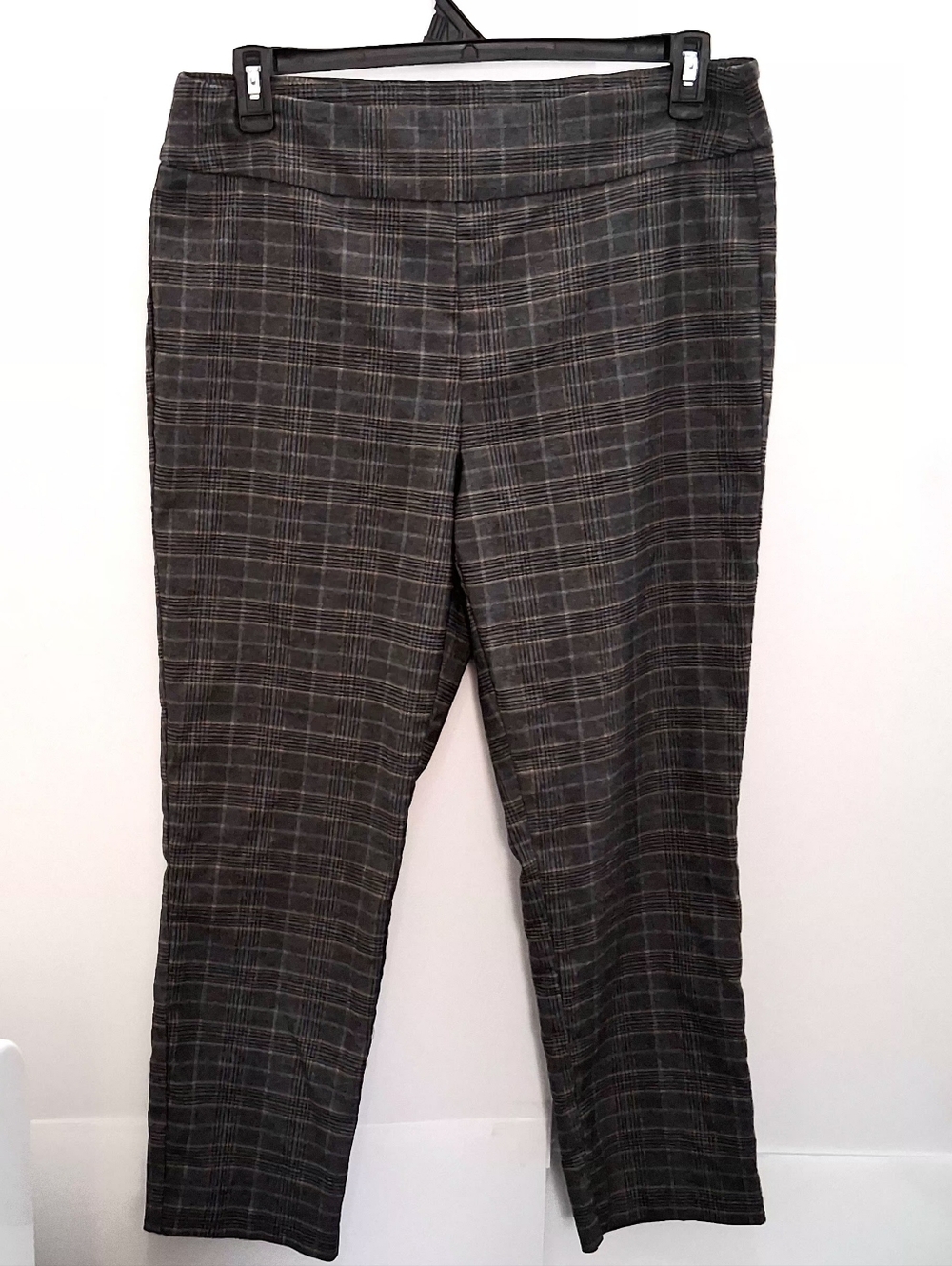 TRIBAL Gray Plaid Ankle Pants Size 16